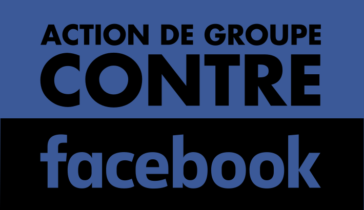 Action against Facebook logo